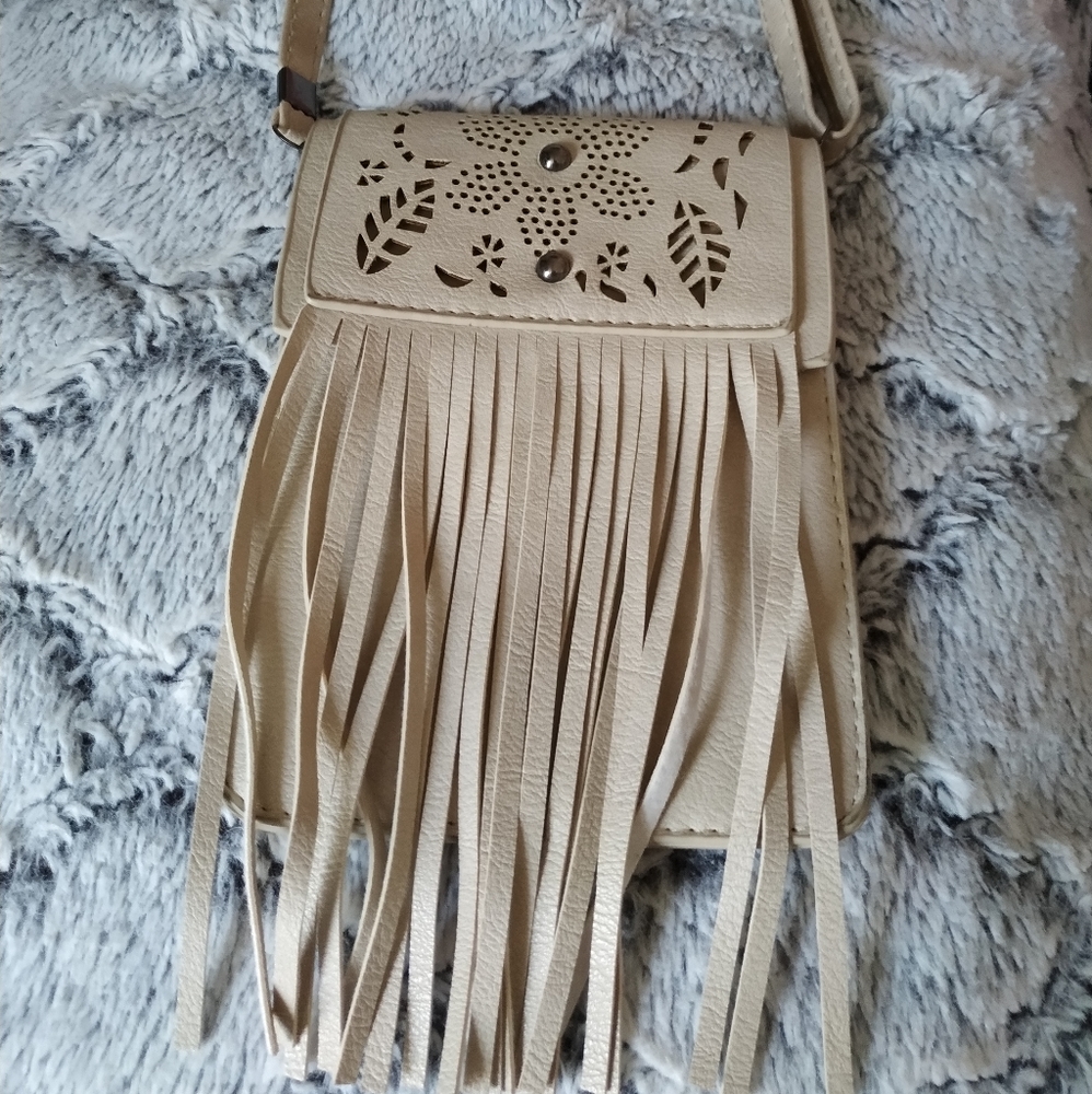 Leather crossbody bag